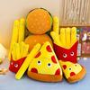 Soft Plush Burger Pillow Pizza Plush Toy Fries Stuffed Doll Perfect Birthday Gift For Kids