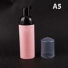 50Ml Pink Plastic Foam Pump Bottle Empty Face Eyelash Cleanser Cosmetic Bottle