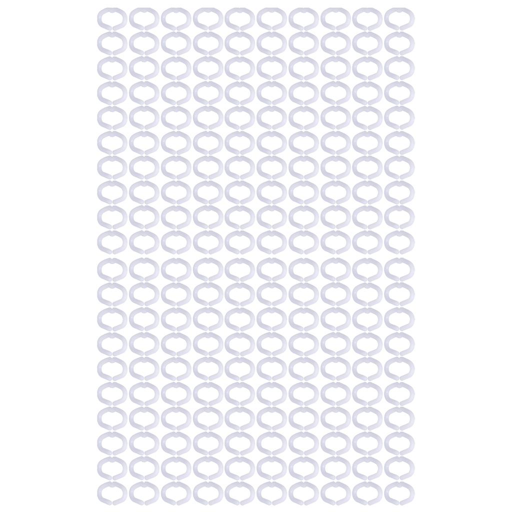 200PCS PP Plastic Chicken Beak Clasps Reusable Rooster Mouth Snap Ring Poultry Farming SuppliesS