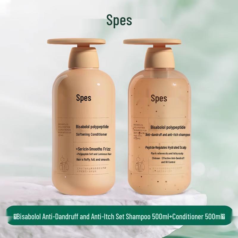 Spes Bisabolol Polypeptide Anti-Dandruff Shampoo & Conditioner Set