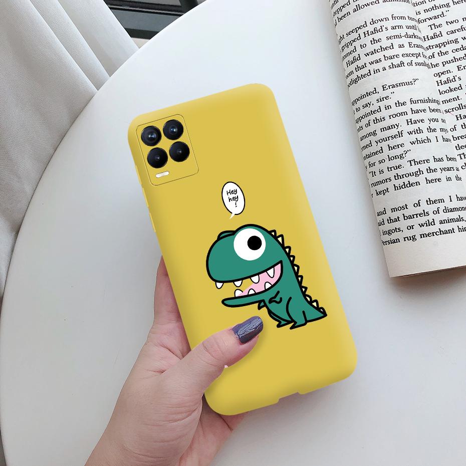 For Oppo Realme 8 Pro Case Cute Painted TPU Silicone Shockproof Soft Back Phone Cover for Realme 8 Pro Global Version 6.4" Case