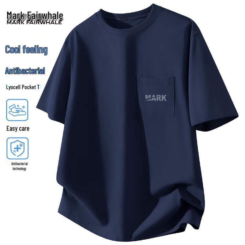 Mark Fairwhale Men s Korean Style Cooling Short Sleeve T-Shirt 3XL