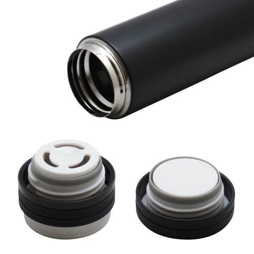 Wahei Freiz Slim Mug Bottle 300ml Black Fortec Park RH-1259