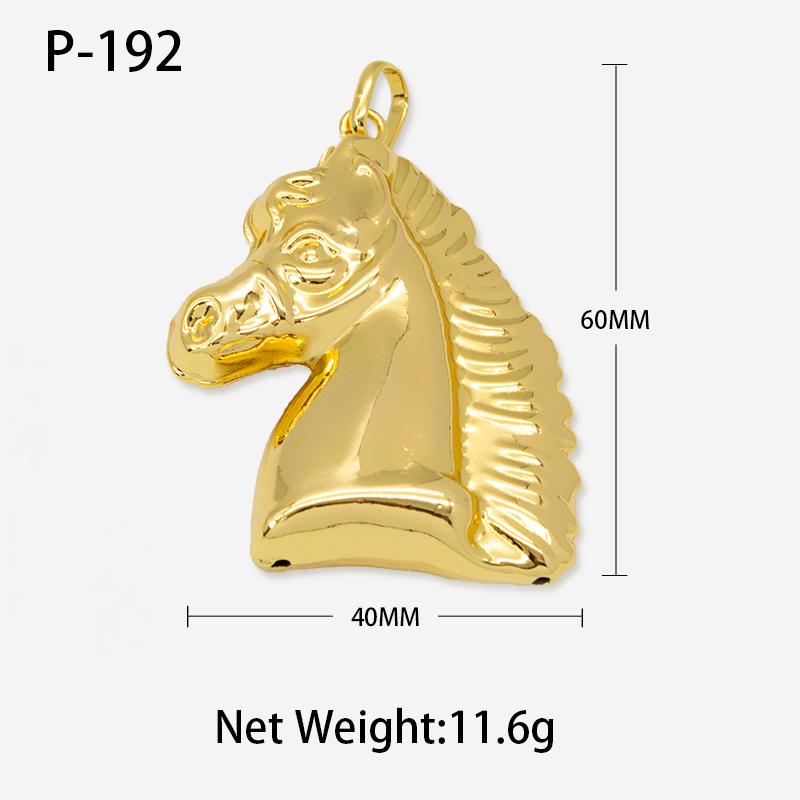 Pendant with Necklace For Women Men 24k Gold Plated Copper 33 Designs Wholesale Fashion Zircon For Daily Wear Anniversary