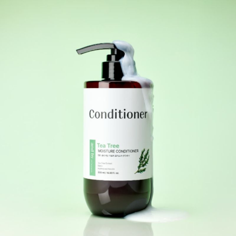 AND by mixsoon Tea Tree Moisture Conditioner 500ml Hydrating Scalp & Hair Conditioner with Tea Tree Extract Korean Hair Care