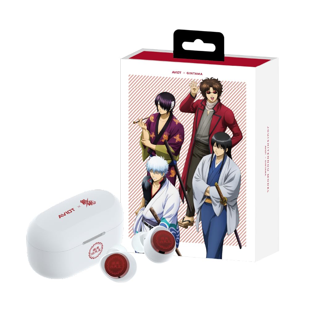 

Беспроводные наушники AVIOT Gintama Collaboration с гибридным двойным драйвером, поддержкой LDAC, до 62 часов воспроизведения, адаптивным гибридным шумоподавлением