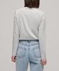 MUSINSA STANDARD WOMAN Women'S Flexible Crew Neck Long Sleeve T-Shirt [Light Grey]