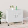 VidaXL Storage Cabinet White 60x35x56 Cm Steel