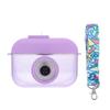 Garrafa de Água de Viagem Copo em Forma de Câmera Para Meninas Uso Diário Roxo 1Pacote