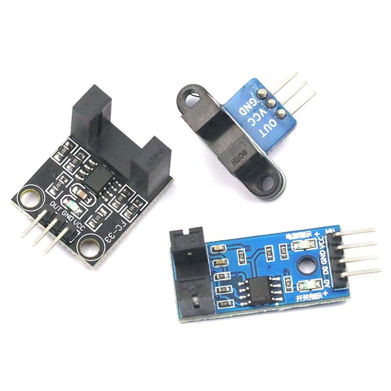 Through-Beam Photoelectric Sensor Infrared Through-Beam Counting Sensor Slot Type Optocoupler Module Board For Arduino/51/AVR/PI