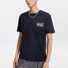 Li Ning Wade Series Layered Print Round Neck Sports T-Shirt Men Tops Black AHSR487-1