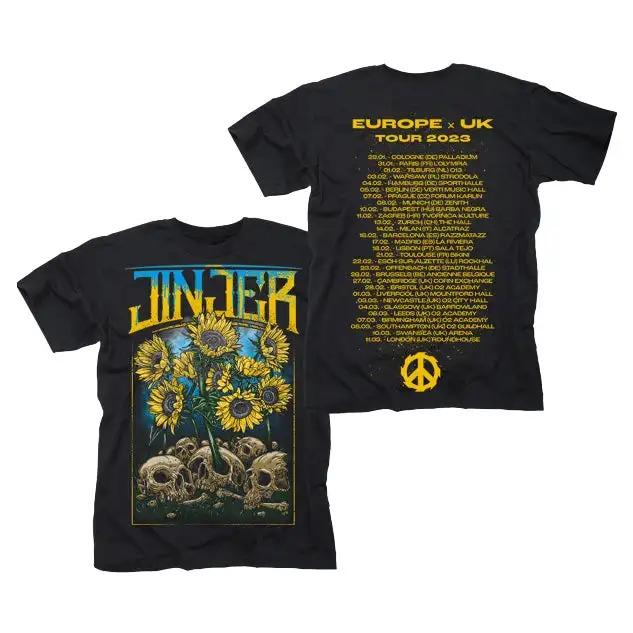 2026 Summer Fashion Trendy Tee Jinjer Wallflowers Ensign Band T-Shirt Cotton Graphic Tee Men Women Summer Streetwear Top