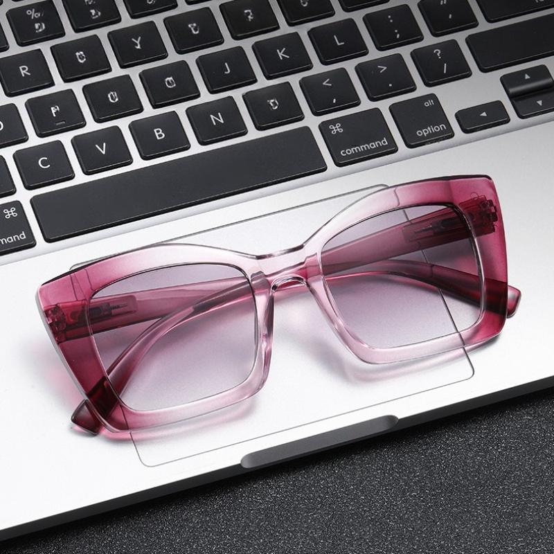 New Large-Frame Farsighted Glasses High-Definition Blue Light Blocking Reading Glasses  Neutral Fashionable Presbyopia Glasses