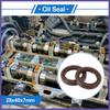 Oil Seal Seal Ring Rotary Shaft Seal FKM Rubber 28x40x7mm Brown 2 Pcs New