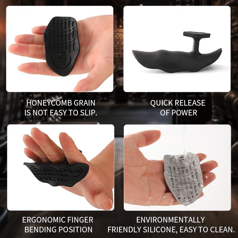 Cross-border Silicone Anti-slip Grip Strengthener for Weightlifting and Exercise
