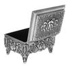 Vintage Jewelry Storage Box 9.2x7x5.8cm Alloy Decorative Large Capacity Versatile Sotrage Case for Earrings Rings