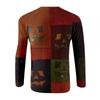Halloween-trykk Raglanermet Herre Langermet Topp