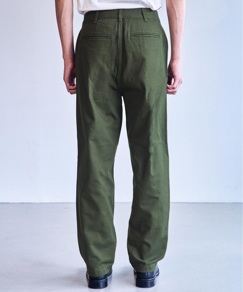 MANNERGRAM [Banset Japanese Imported Fabric] Cation Cotton Pants Regular Fit_Fit5 Khaki