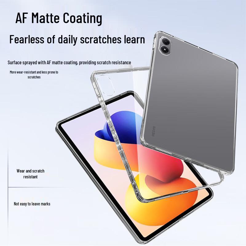 Kulefeng Průhledný TPU kryt pro Redmi Pad 2 Pro 12,1 palce
