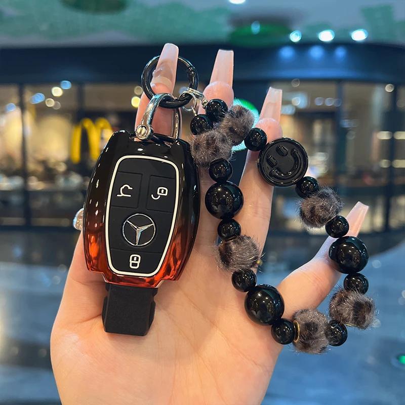 Car Remote Key Case Cover Shell Fob For Mercedes Benz A B C E R Class GLS GLA GLK GLC CLS CLA AMG W204 W205 W212 W463 W176 CE6