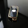 Gold Edged Tpu Fit For Toyota Camry Corolla Rav4 Highlander Avalon 4 Button Smart Auto Key Fob Cover Case Mount Key Ring Auto Accessories