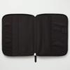 Laconic A5 Round Zipper Notebook Black Cover, LDC10-370BK