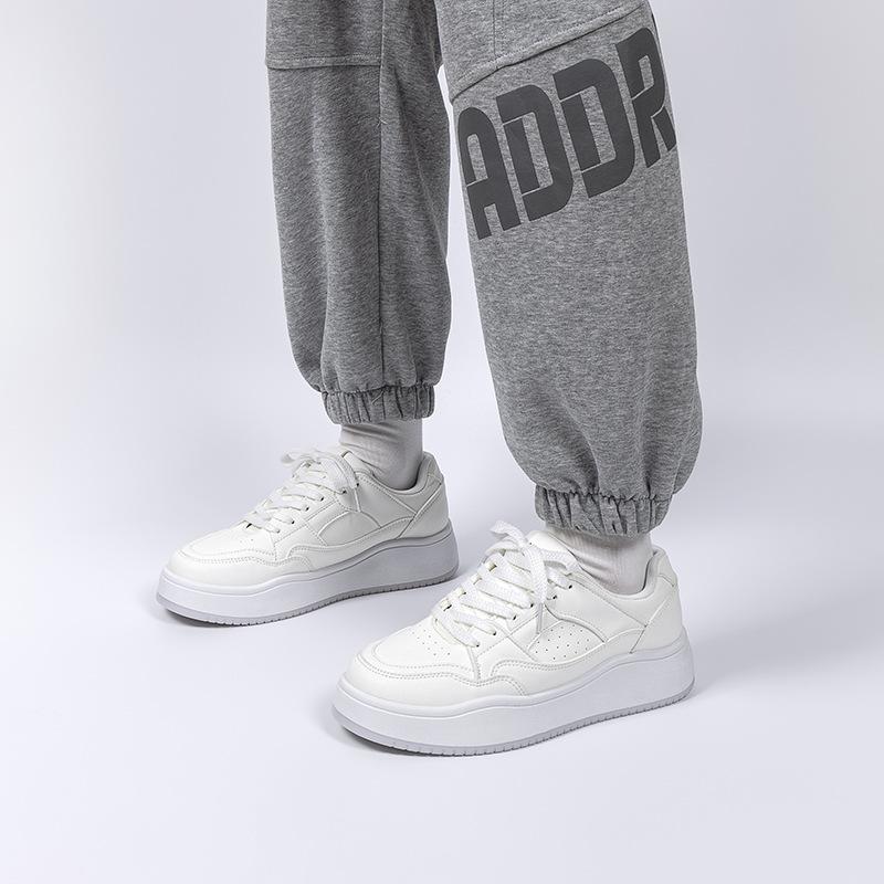 Global breathable little white shoes men's ZHQ-ZL8991 spring sports men's shoes trendy versatile thick-soled low-top casual board shoes