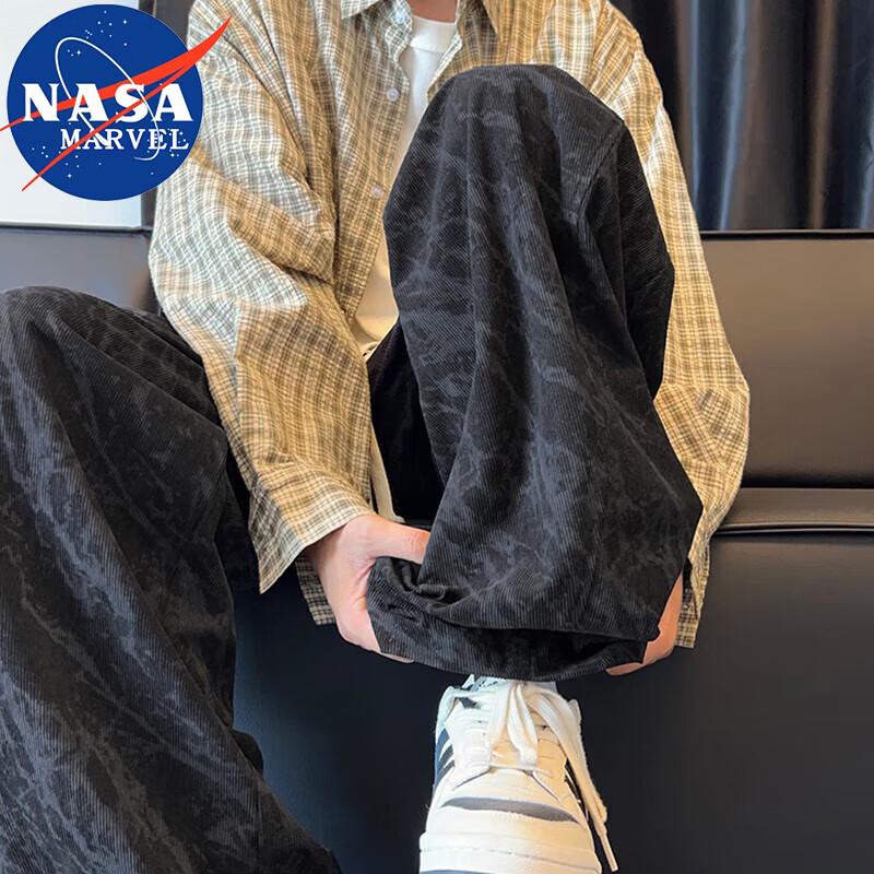 NASA MARVEL Men's Relaxed Fit Casual Straight Leg Pants