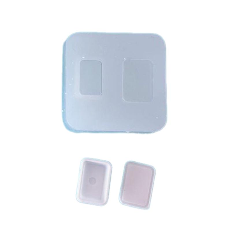 Miniatur Lebensmittel Silikonform Mini Dessert Tablett Platte UV Harzformen Puppenhaus Zubehör Küche Backwerkzeug Handwerk