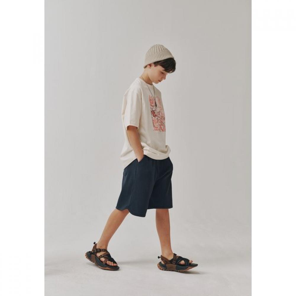 Bluetail Half Length Daima Navy Pants Azb3pt07nv