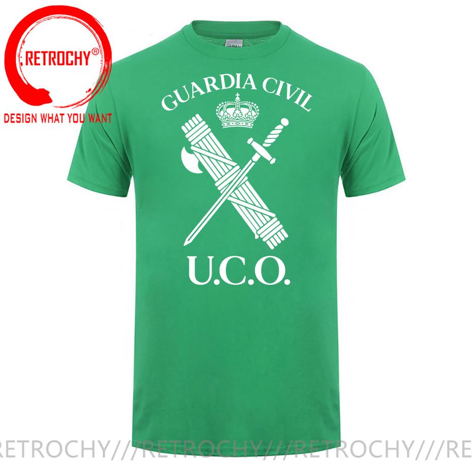 Uco Guardia Civil EspaA PolicA T Shirt Unisex Spain Guardia Civil TShirt Unisex Military Army Summer Streetwear Tops Tee Shirt