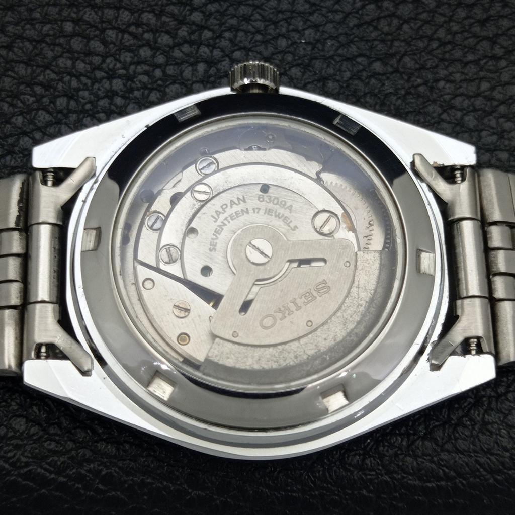 JAPAN VINTAGE REFURBISHED SEIKO 5 AUTOMATIC 6309A MENS YELLOW WATCH A440875-d Sk-a440875-2