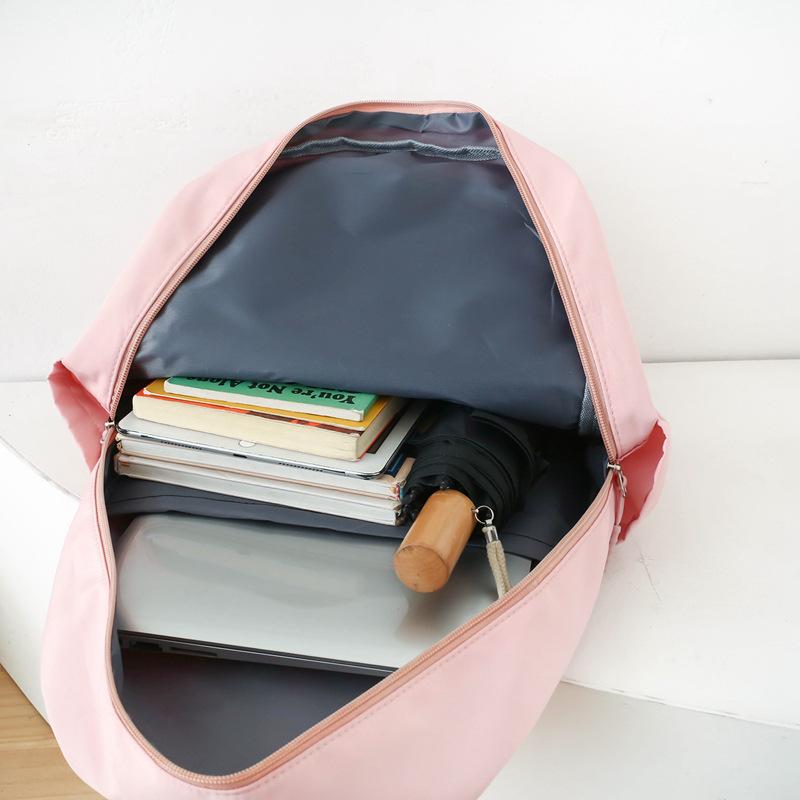 Backpack for Women's Schoolbag New Fashion Trendy Versatile Backpack Four Piece Bag for Primary and Secondary School Students