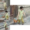 Elegant Chinese Style Summer Outfit For Girls Featuring Beautiful Floral Qipao Top And Stylish Pants Set For Ages 3 To 8 Years