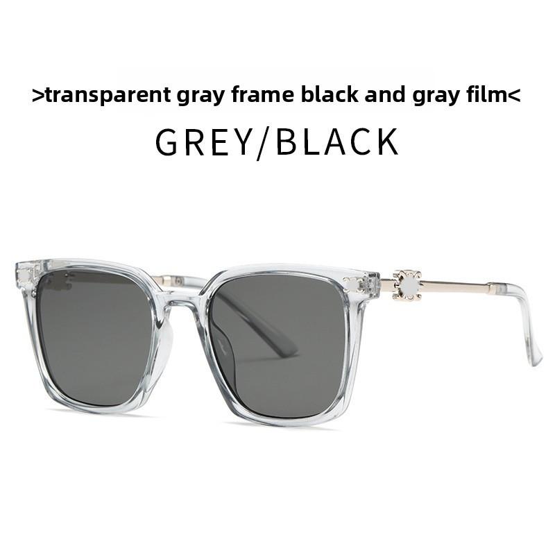 Ladies Retro Square Sunglasses With Uv400 Protection For Fashion Street Wear