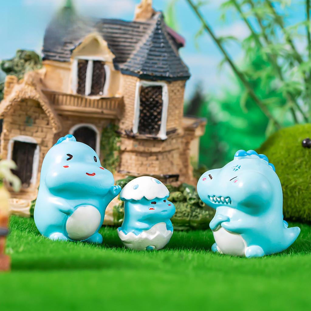 Cute Resin Dinosaur Desktop Decoration Lovely Cartoon Animal Figurine