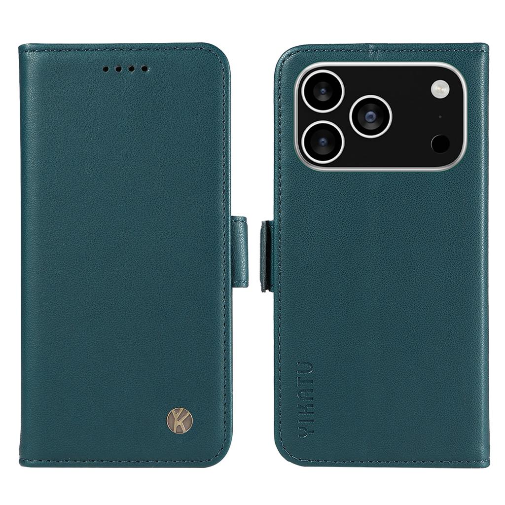 For iPhone 17 Pro Wallet Phone Case YIKATU YK-003 Leather Stand Cover