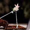 Vintage Tassel Butterfly Flower Hairpin Handmade Floral Hair Accessories For Women Bridal Party Boho Hair Stick