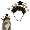 Graduation Headpiece with Unique Star Doctor Hat Details Cute Hairband Party Headband Perfect for Your Ceremony