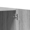 Wardrobe Grey Sonoma 90 x 52 x 200 cm Engineered Wood