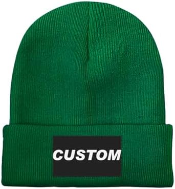 Custom Unisex Beanies with 3D Embroidery Personalized Logo Winter Hats-100% Acrylic Common Fabric