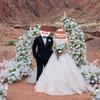 White Horn Artificial Floral Art Wedding Arch for Photography & DIY Decorations