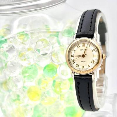 [New Battery] SEIKO LUCENT Ladies Watch Roman 4N21-0360 201366 New Belt