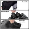 Loogdeel Half Finger Sports Gloves Breathable Air Hole Gym Cycling Non Slip Shock Absorbing For Men Women