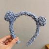 Schönes Plüsch Plüsch Stirnband Bärenohren Bunte Bärenohren Haarbänder Haarschmuck Kinder