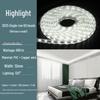 Striscia LED FSL: Super Luminosa, Risparmio Energetico, Impermeabile, Senza Fili, Luce Morbida per Soffitti del Soggiorno.