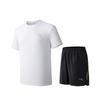 Running Series Summer Casual Sports Suit Men Suits Pure-White 952625202-3