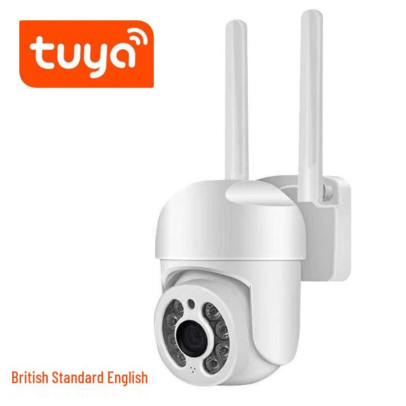 Tuya Wireless Outdoor IP Surveillance Camera with Night Vision & Remote Monitoring