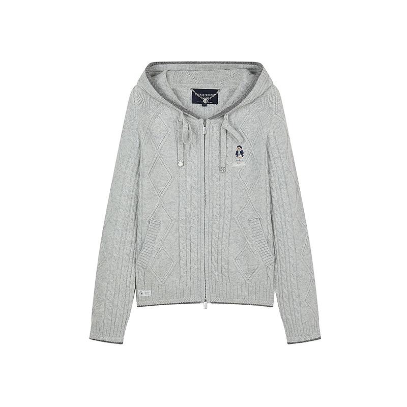 Teenie Weenie Women's Bear Hooded Knit Cardigan