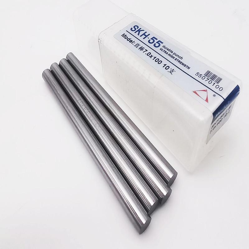 High-Speed SKH-55 Steel Round Bar, 66-68 Hardness, 3-12*200mm, Lathe Tool
